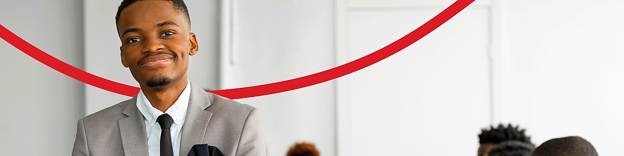 Groupe de jeunes professionnels