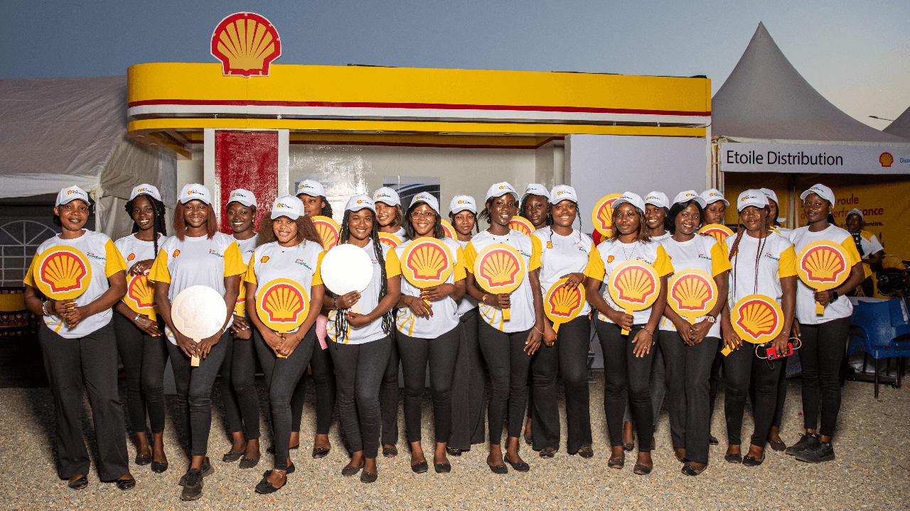 Shell au défilé des exposants