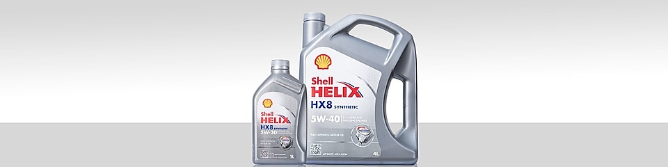 Gamme d'huiles moteur Shell Helix 100% synthétiques