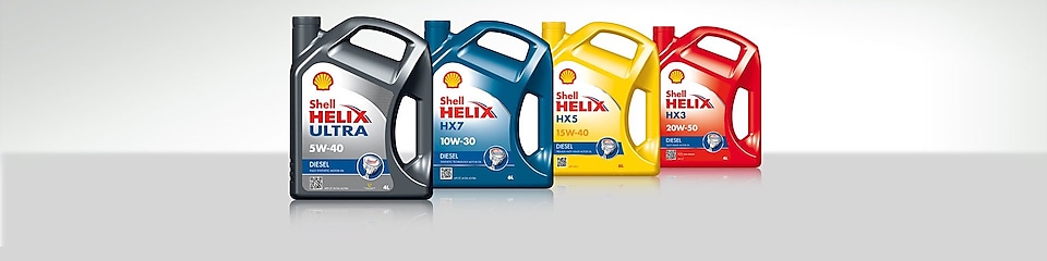 Gamme d&rsquo;huiles Shell Helix Diesel